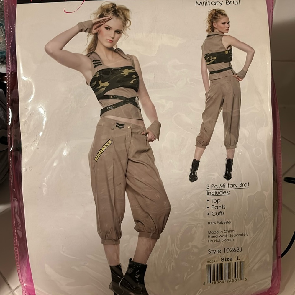 3 Pc Military costume